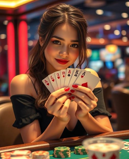 Live dealer baccarat table streamed on xxjili for Philippine players